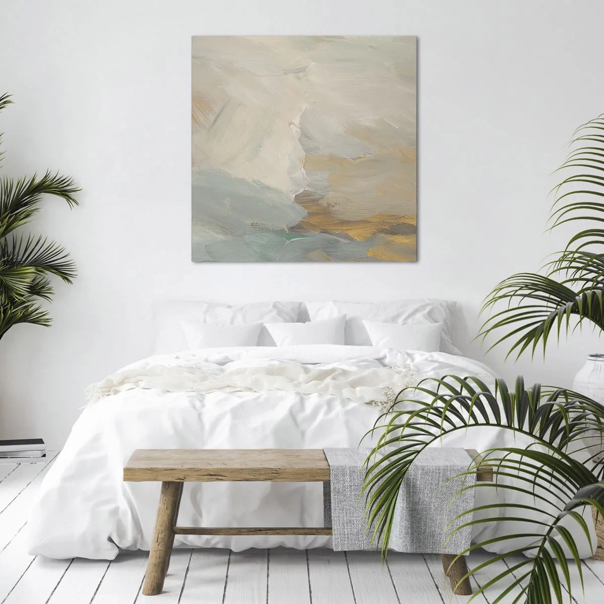 Vászonkép - Absztrakció - a szelídség földje - 30x30 cm