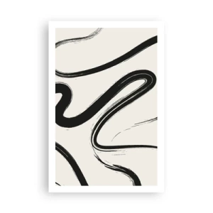 Poszter - Fekete-fehér rajongás - 61x91 cm