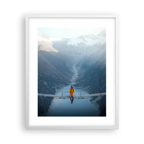 Poszter fekete keretben - Elragadtatott a felfüggesztésben - 40x50 cm