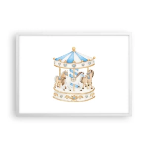 Poszter fekete keretben - Édes gyermekkor - 70x50 cm