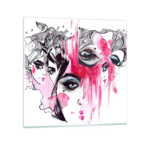 Üveg kép - , - 60x60 cm