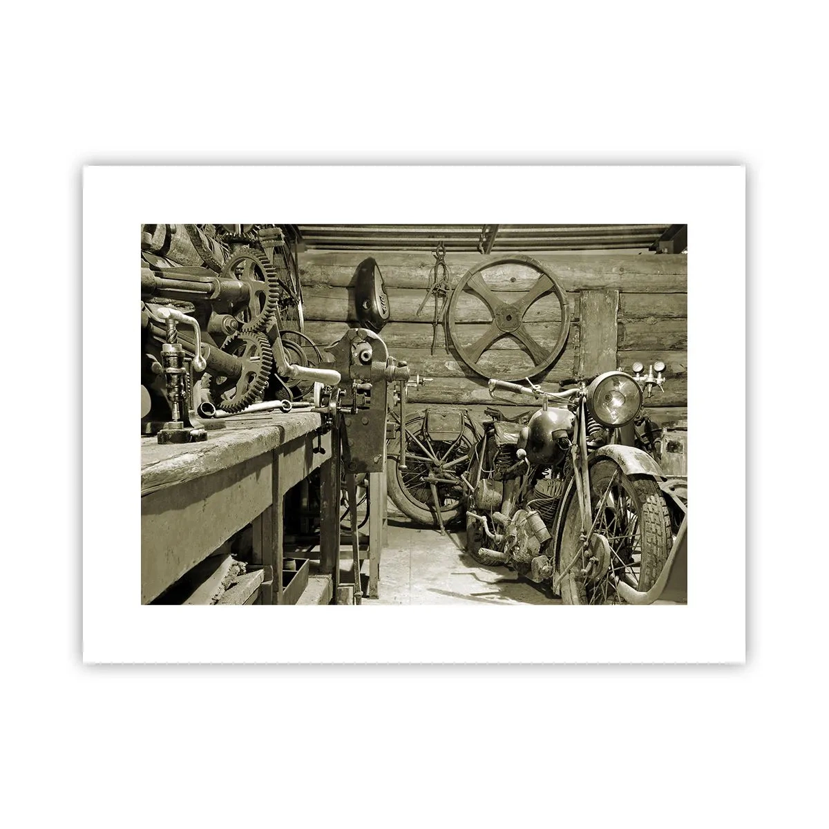 Poszter - Władek bácsi fészerében - 40x30 cm