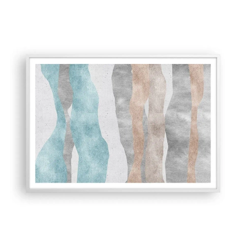 Poszter fekete keretben - A meghittség tanulmánya - 100x70 cm