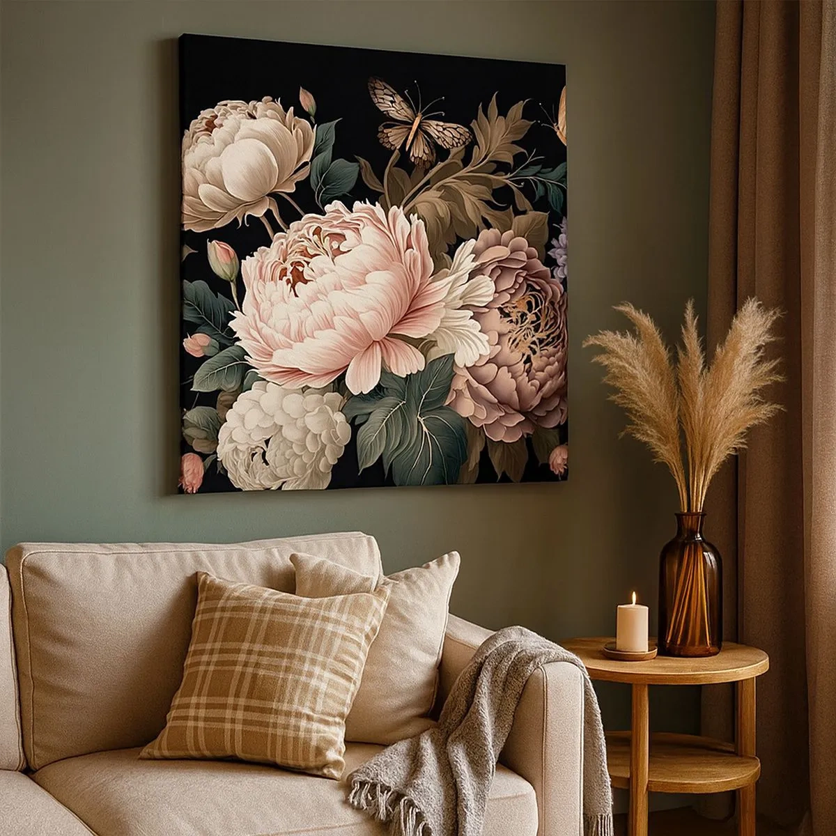 Vászonkép - Barokk stílusban - 30x30 cm