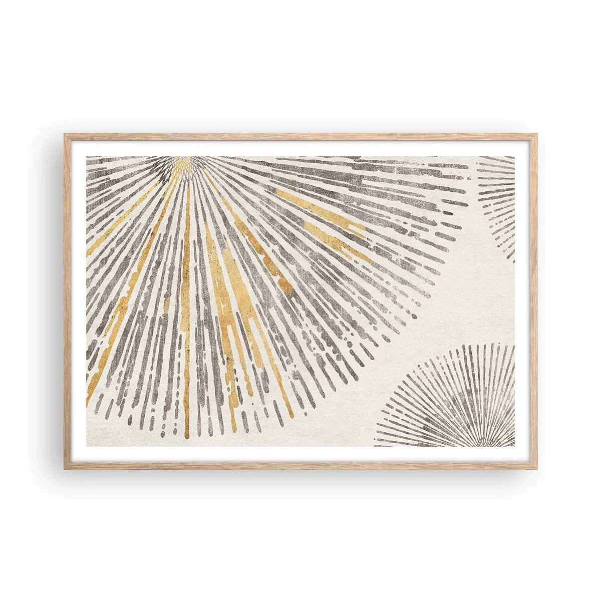 Poszter világos tölgy keretben - A sugár szépsége - 100x70 cm