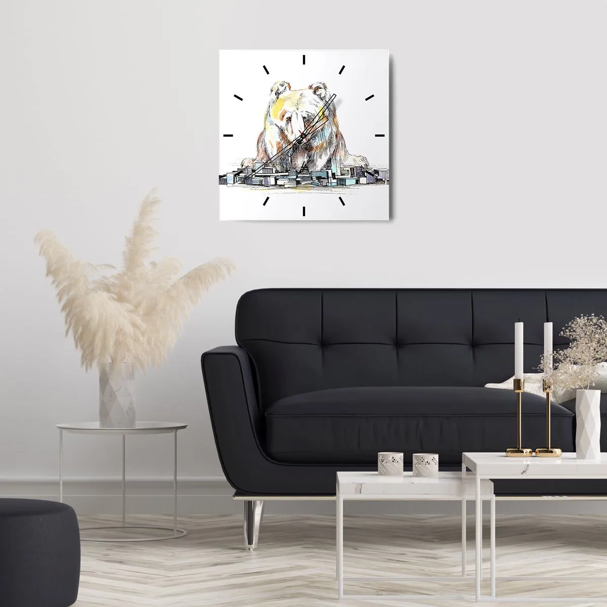 Falióra, Óra - Hogy lehet így élni? - 40x40 cm