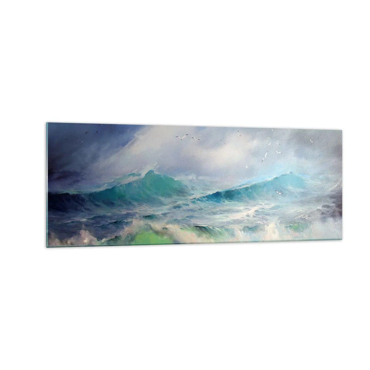 Üveg kép - "A forgószél diadalmasan üvöltött...” - 140x50 cm