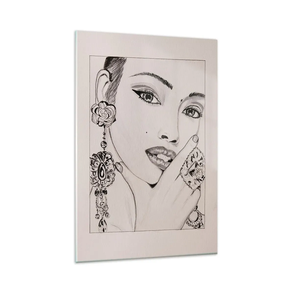 Üveg kép - A legszebb ékszer - 80x120 cm