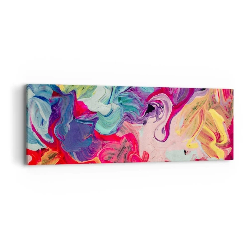 Vászonkép - Színek születése - 90x30 cm