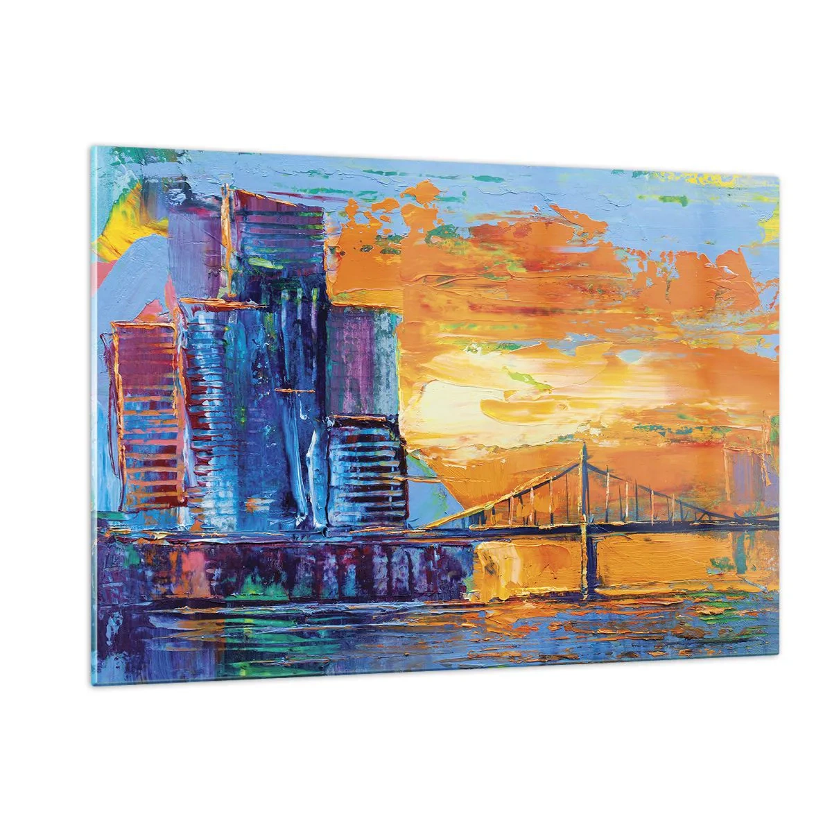 Üveg kép - Kultúra és természet - 120x80 cm