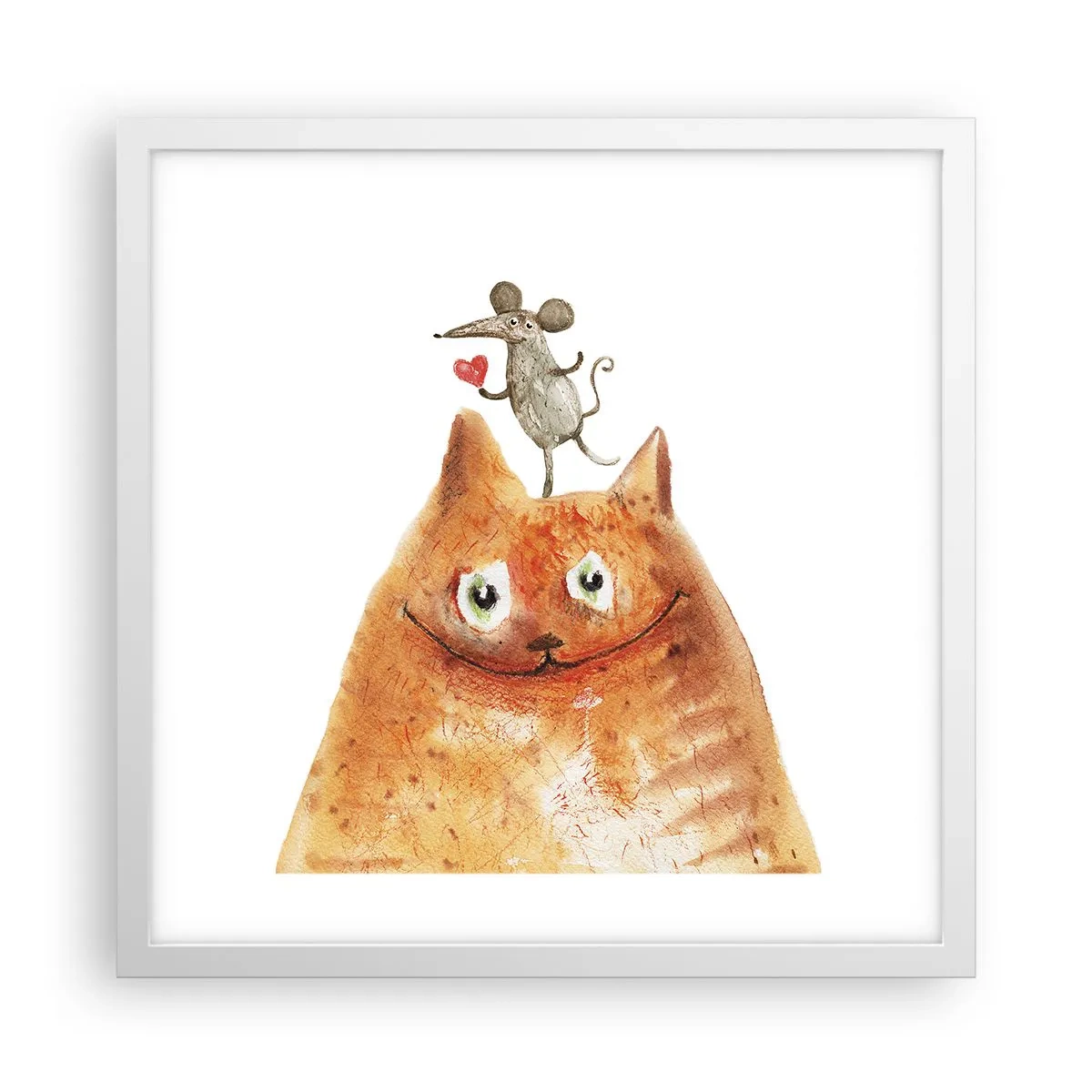 Poszter fekete keretben - A szerelem paradoxonjai - 40x40 cm