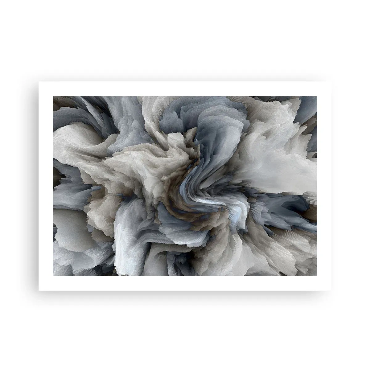 Poszter - Kő és virág - 70x50 cm