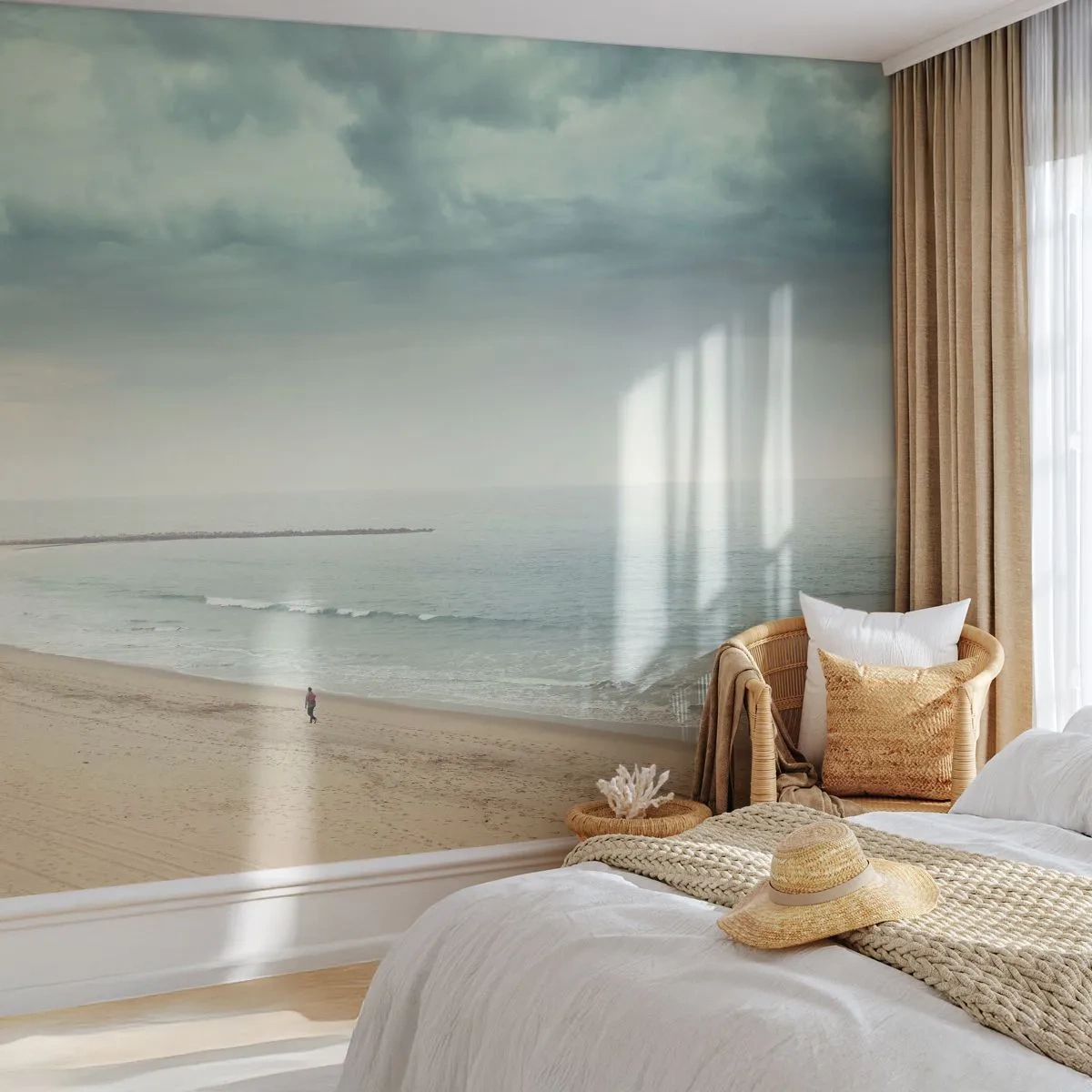 Egyedi tapéta Premium Sand - A békét keresve - Tenger, Strand, Séta