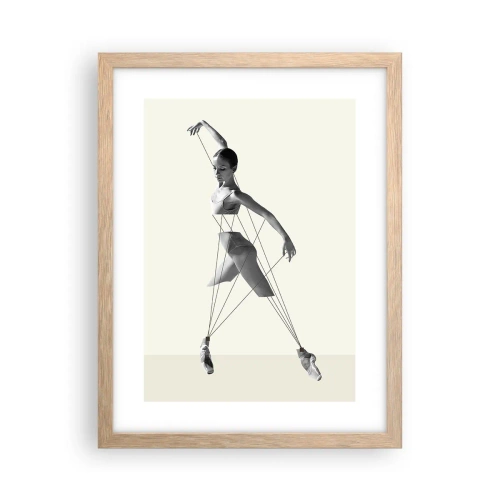 Poszter világos tölgy keretben - A világ színházában - 30x40 cm