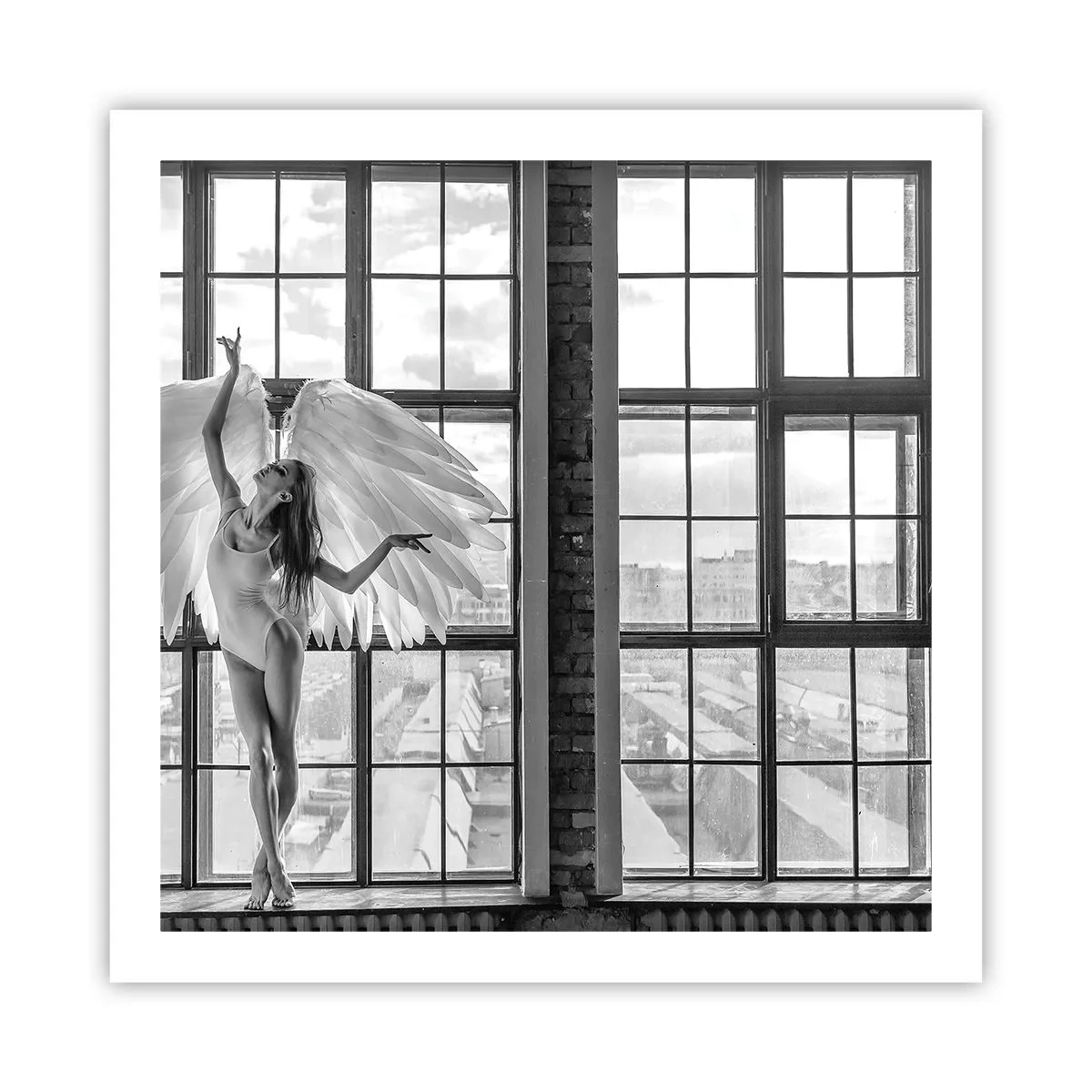 Poszter - Angyalok városa? - 60x60 cm