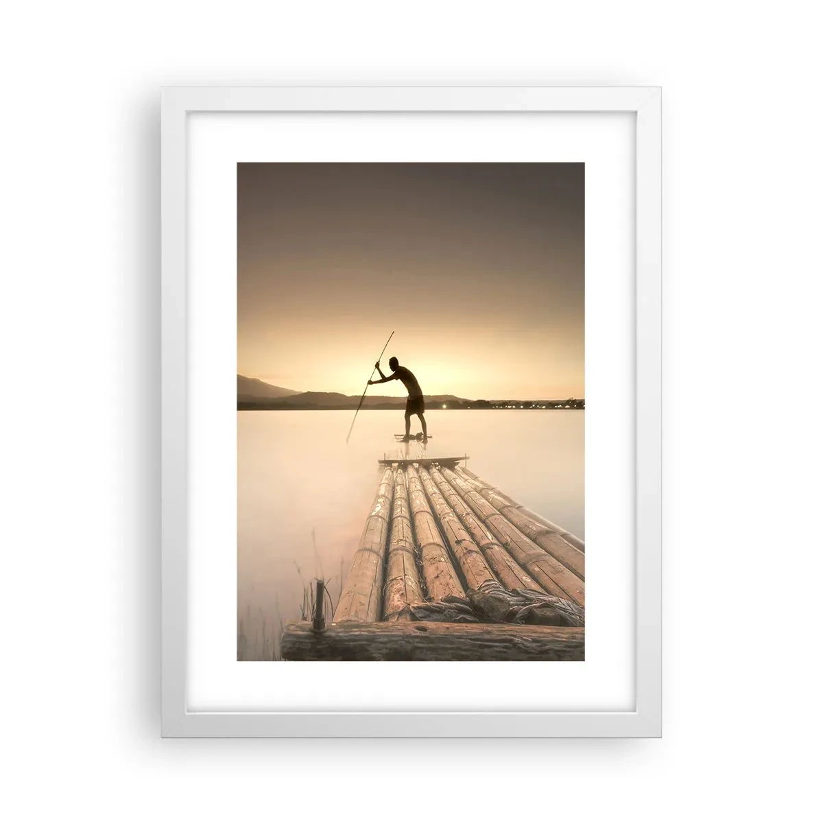 Poszter fekete keretben - Pihenés előtt - 30x40 cm