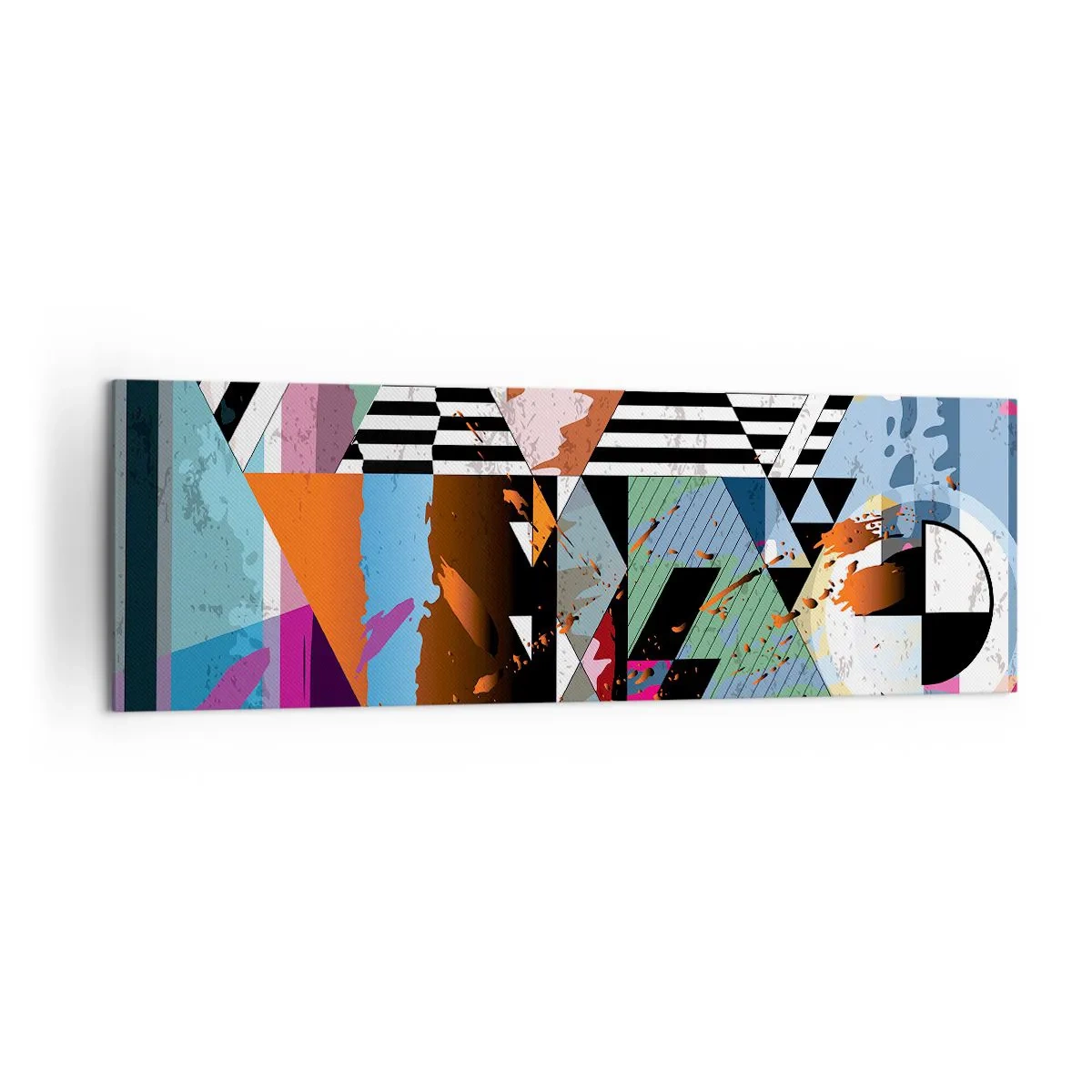 Vászonkép - Geometrikus és organikus - 160x50 cm