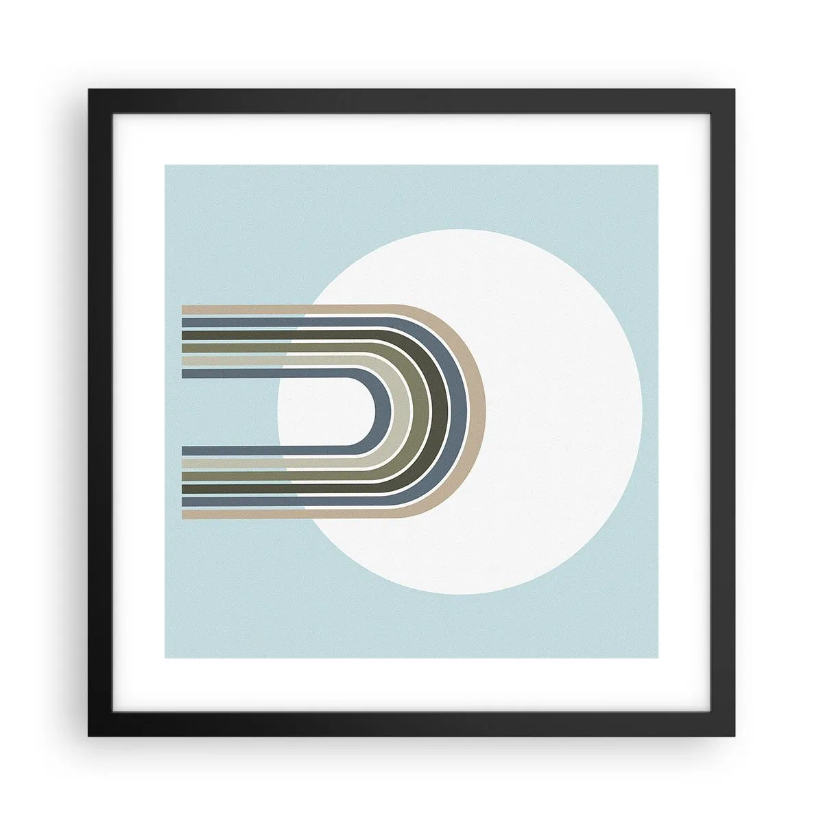 Poszter fehér keretben - Ellenállhatatlan vonzalom - 40x40 cm