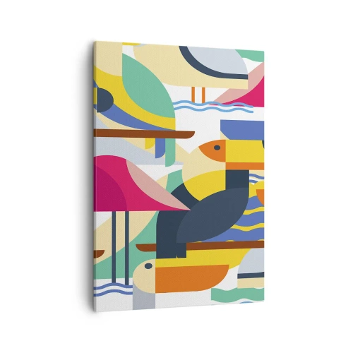 Vászonkép - Madárparti - 50x70 cm