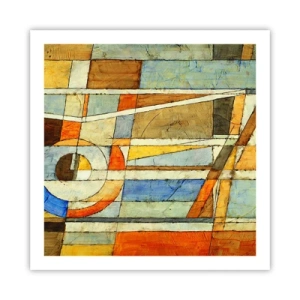 Poszter - Kubizmus az építkezésen - 60x60 cm