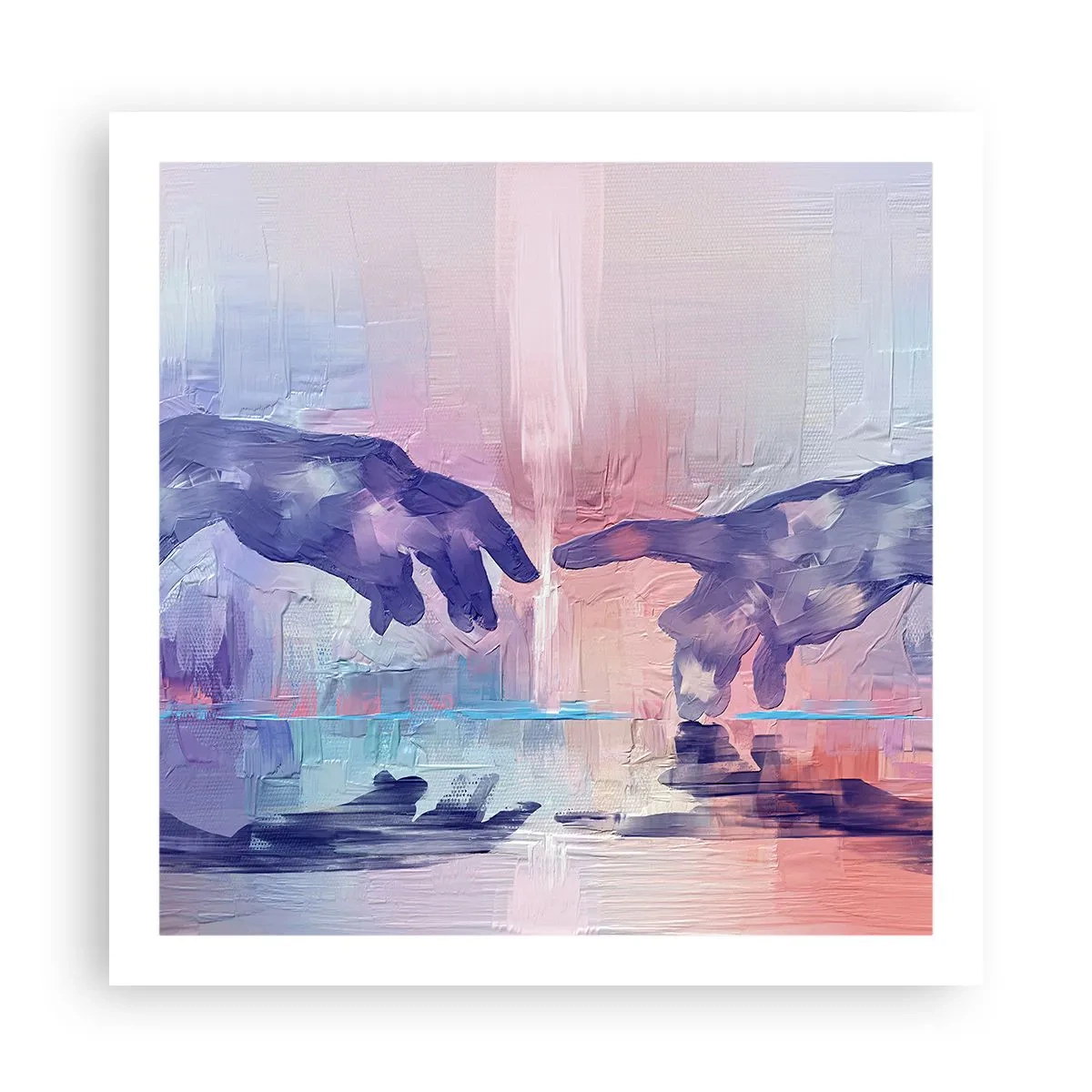 Poszter - Az élet isteni szikrája - 60x60 cm