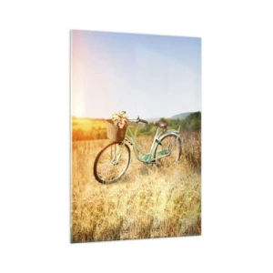 Üveg kép - Itt maradok egy darabig - 70x100 cm