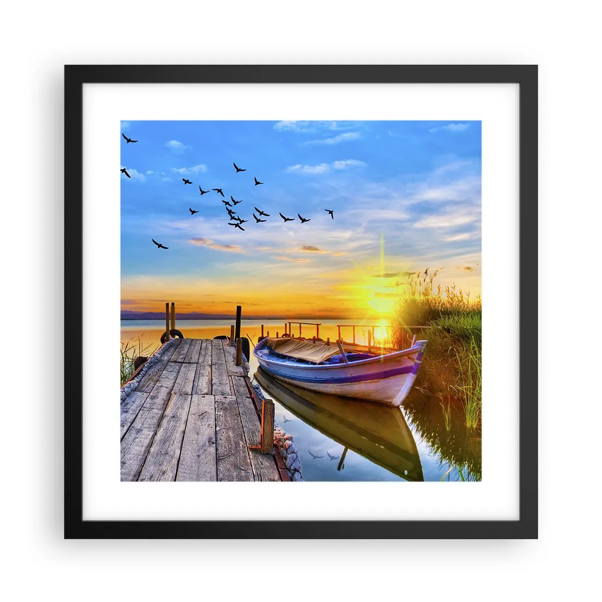 Poszter fehér keretben - Viszlát holnapig - 40x40 cm