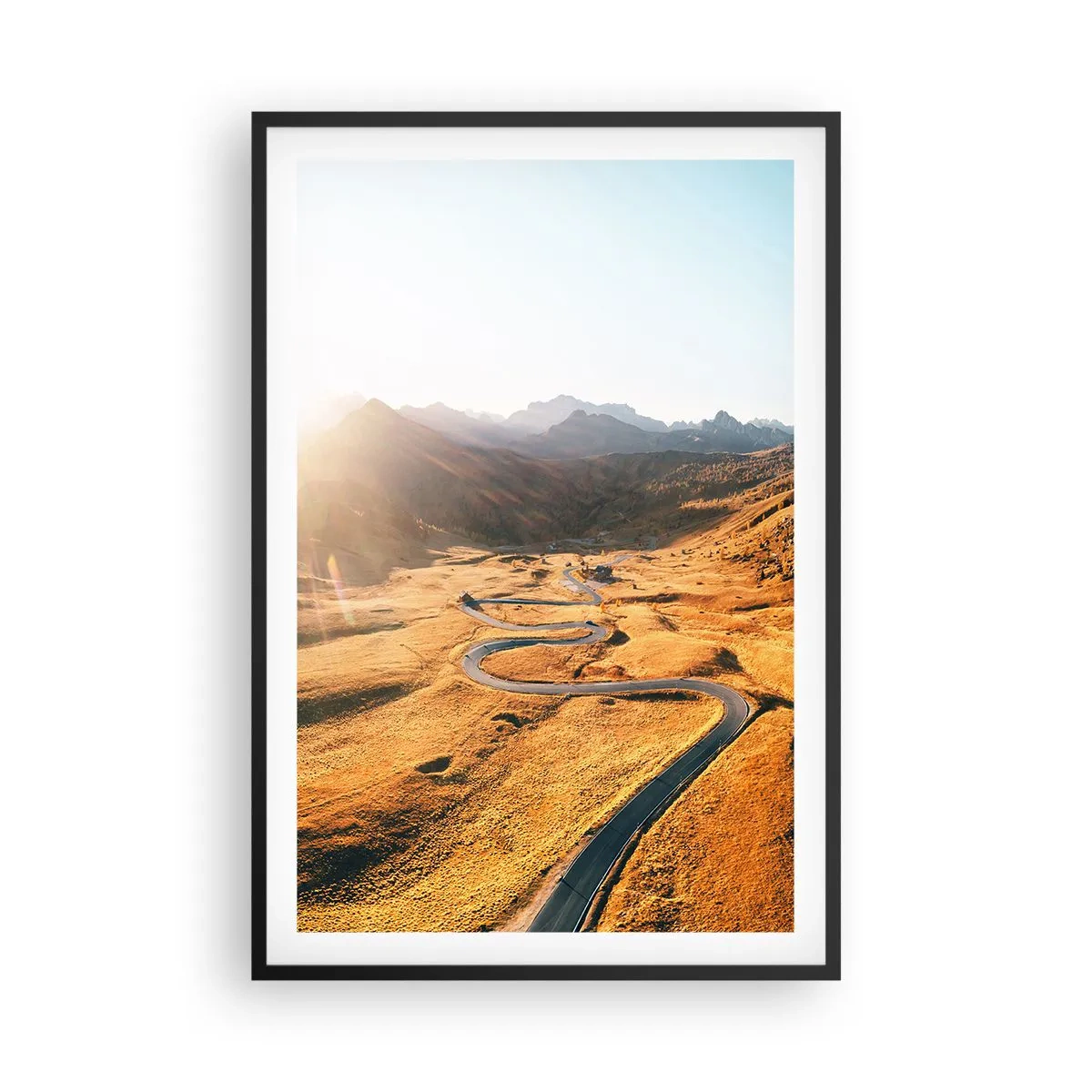 Poszter fehér keretben - Egy arany völgyben - 61x91 cm