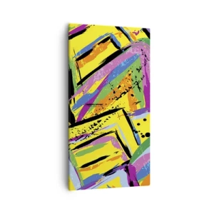 Vászonkép - Az örömében sikít - 55x100 cm