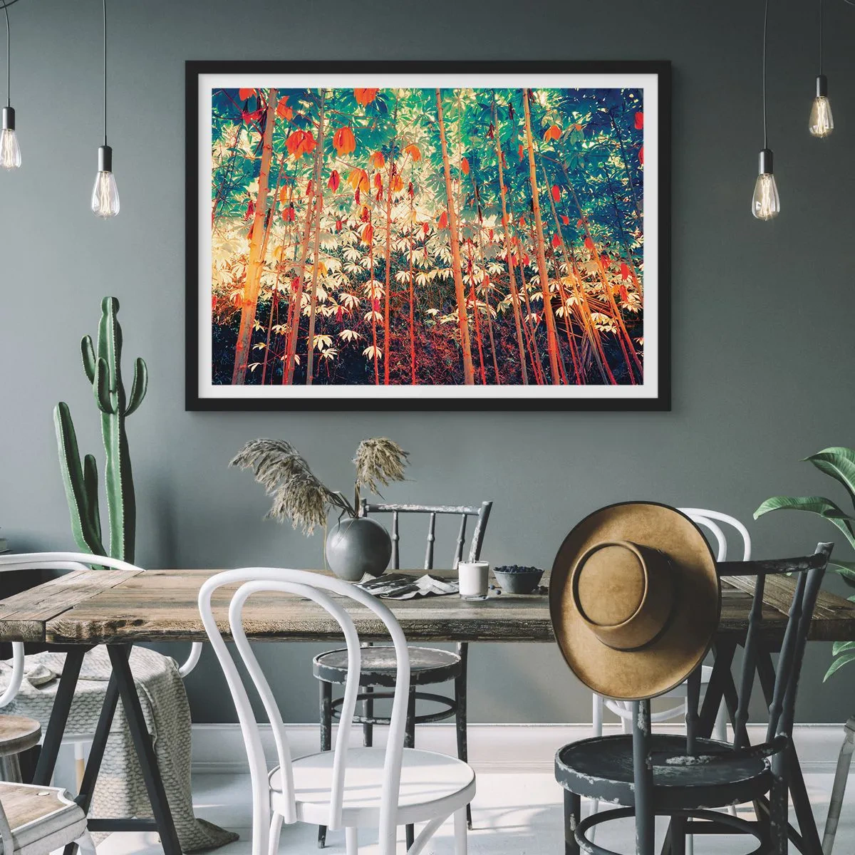 Poszter fehér keretben - A levelek titkos élete - 100x70 cm