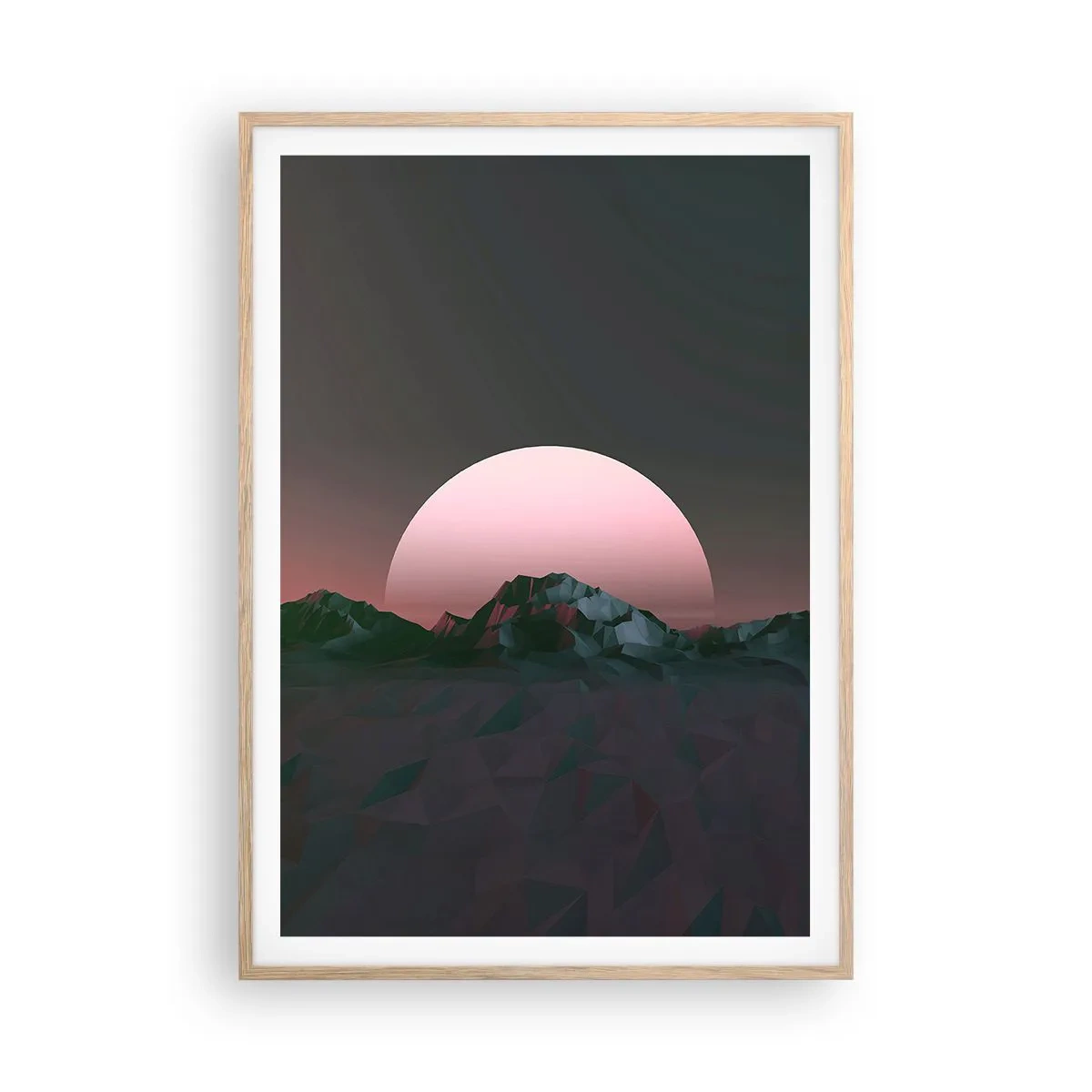 Poszter világos tölgy keretben - Egy szomszéd galaxisban - 70x100 cm