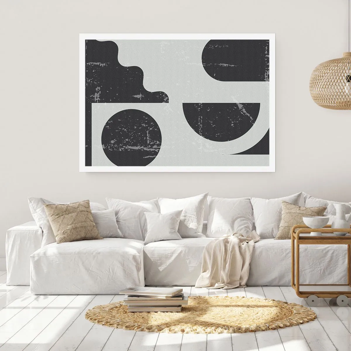 Poszter - Kompozíció fent és lent - 100x70 cm