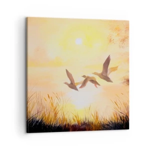 Vászonkép - Egy hosszú utazás kezdete - 60x60 cm