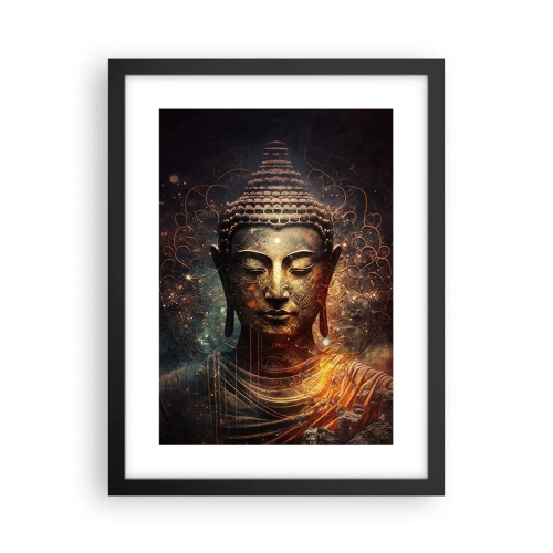 Poszter fehér keretben - Spirituális egyensúly - 30x40 cm