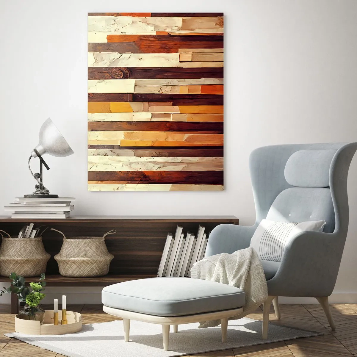 Üveg kép - Az erdei fák himnusza - 50x70 cm