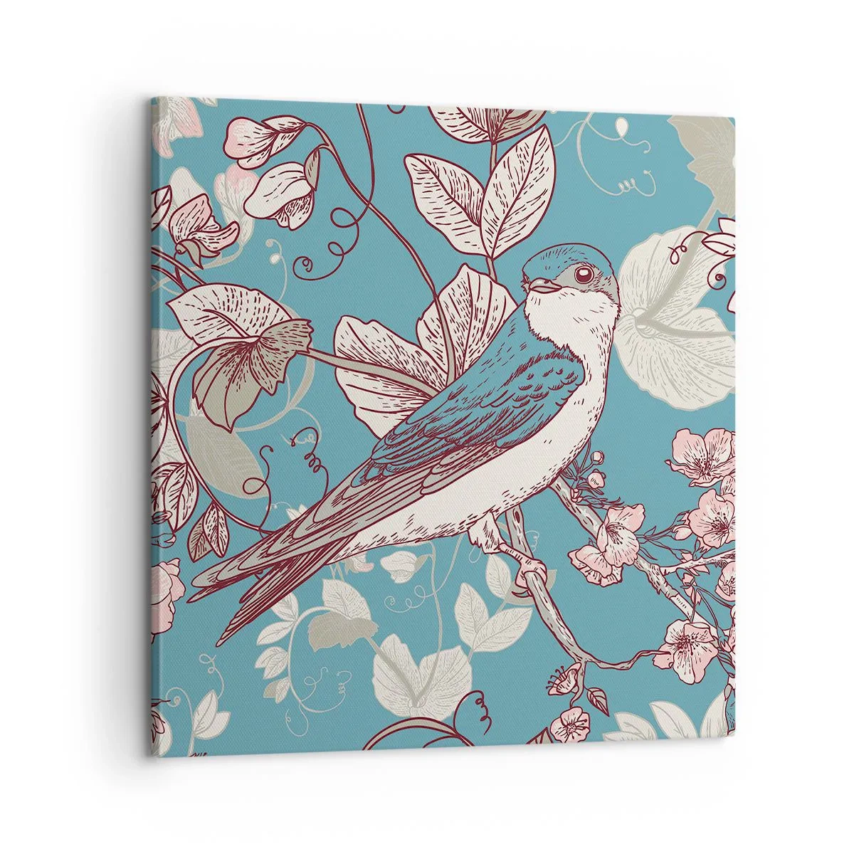 Vászonkép - A vörös és ezüst tűlevelűben - 60x60 cm