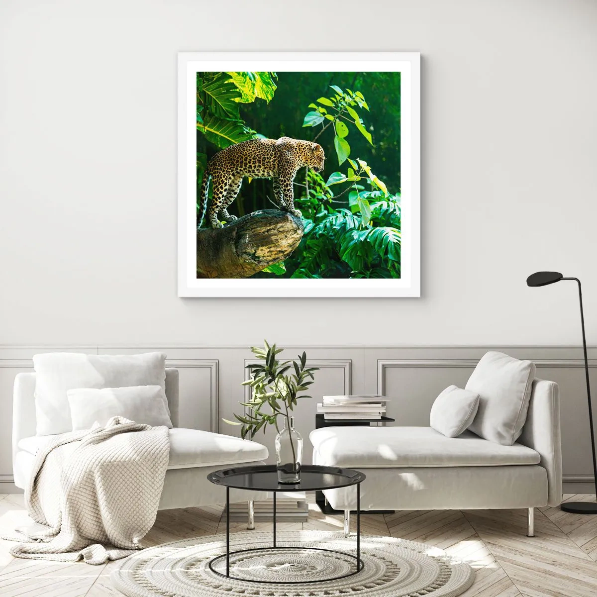 Poszter fekete keretben - A vadászatra? - 50x50 cm