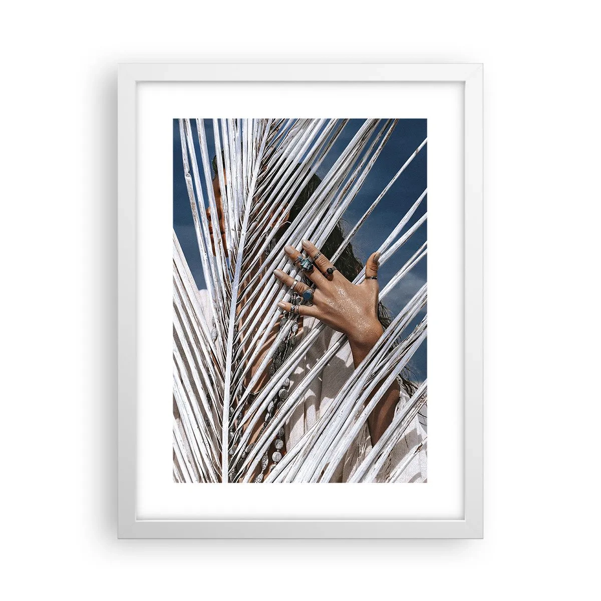 Poszter fekete keretben - Sámán asszonya? - 30x40 cm