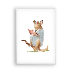 Poszter fekete keretben - Olvass nekem anya - 70x100 cm