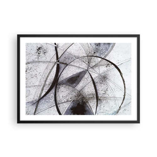 Poszter fehér keretben - Futurisztikus fantázia - 70x50 cm