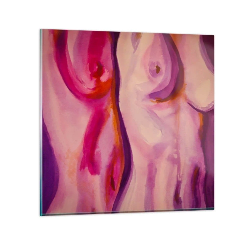 Üveg kép - Óda a nőiességhez - 30x30 cm
