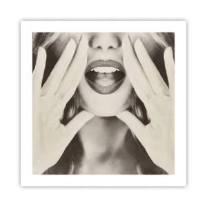 Poszter - Jövök már! - 50x50 cm