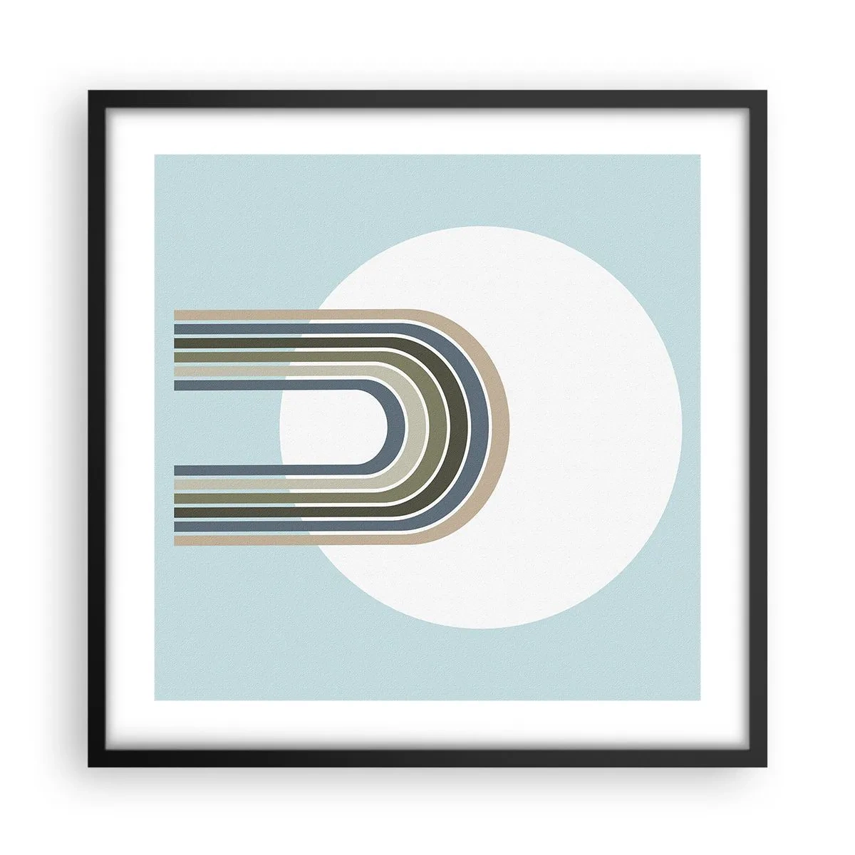 Poszter fehér keretben - Ellenállhatatlan vonzalom - 50x50 cm