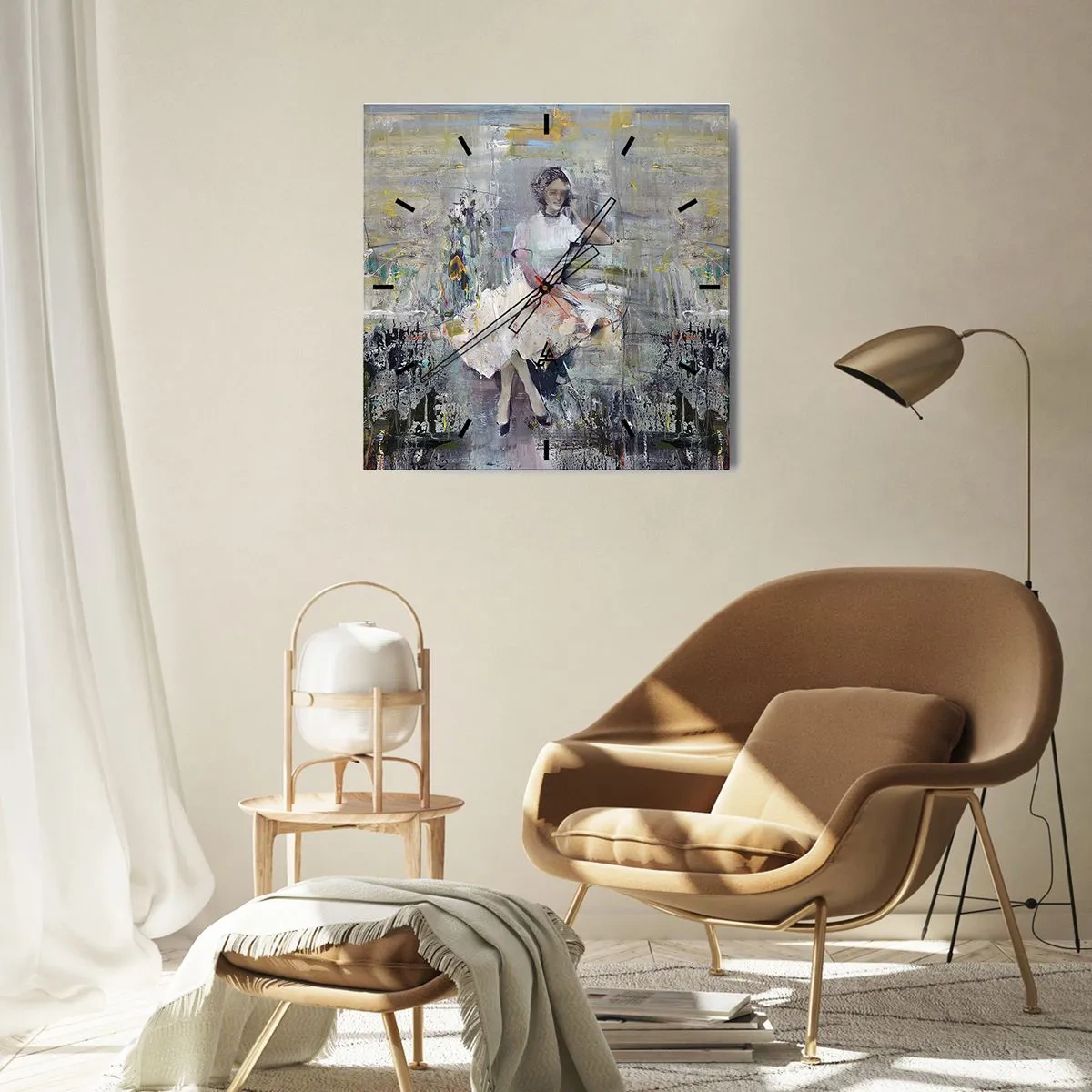 Falióra, Óra - Klasszikus és modern - 30x30 cm