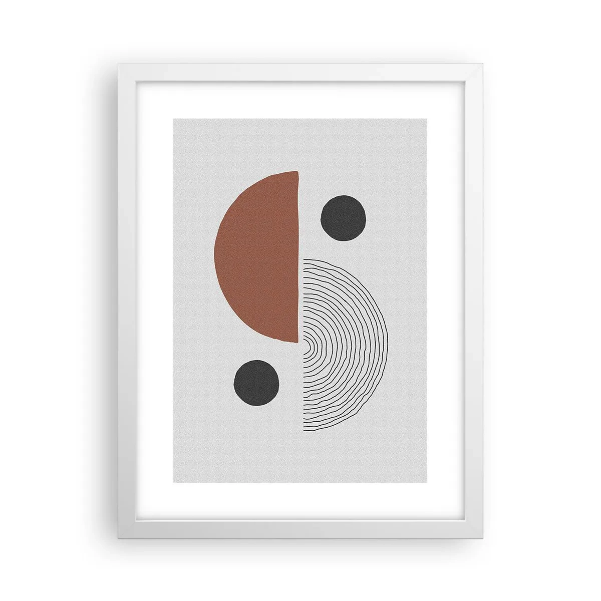 Poszter fekete keretben - A kerék tökéletessége - 30x40 cm