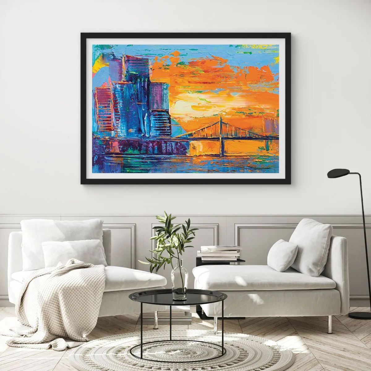 Poszter fehér keretben - Kultúra és természet - 91x61 cm