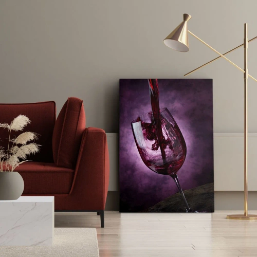 Vászonkép - Skarlátvörös? Kármin? Nem, rubin. - 50x70 cm