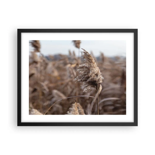 Poszter fehér keretben - Ideje elrepülni a széllel - 50x40 cm