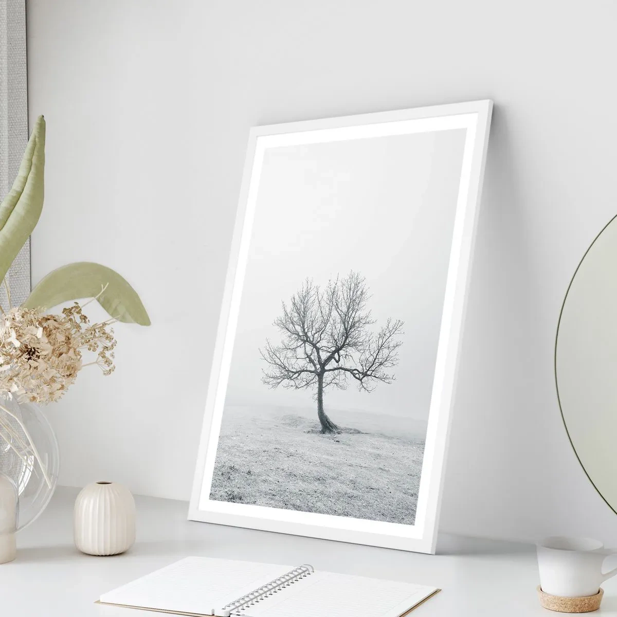 Poszter fekete keretben - A semmi ellen - 70x100 cm