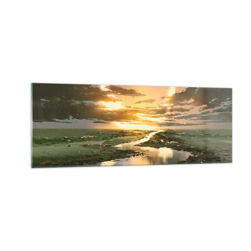 Üveg kép - Valahol egy messzi-messzi galaxisban - 140x50 cm
